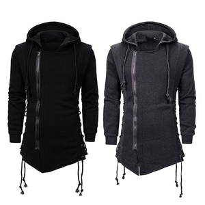 Sudadera con Capucha para Hombre 2025, Estilo Hip Hop, Mezcla de Poliéster/Algodón, Cómoda, Prenda Exterior Elegante para Invierno, Impresión Digital, Impermeable - Product Image 5