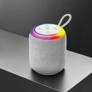 Home Digitalome-Altavoz portátil alimentado por batería con LED RGB, con micrófono de iluminación RGB para comunicación - Product Image 3