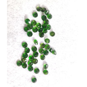 Tourmaline verte naturelle, 3.5mm, facettes rondes, tourmaline véritable, cercle, pierre coupée pour la fabrication de bijoux - Product Image 4