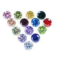 Zircone cubique de laboratoire en gros, qualité 3A, taille ovale, couleurs violet, rose, jaune, matériau de pierre précieuse, zircon