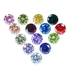 Piedra de Circonia Cúbica Creada en Laboratorio al por Mayor, Calidad 3A, Corte Ovalado, Colores Violeta, Rosa y Amarillo, Material de Gema de Zirconia - Product Image 2