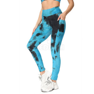 Leggings de yoga taille mi-haute en Spandex/Polyester, compression respirante, séchage rapide, pour femme, haute qualité, été, personnalisables, simples - Product Image 5