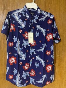 Prix de gros vêtements d'été décontractés à la mode numérique AOP impression boutonnée à manches courtes hommes plage Aloha hawaïen imprimé chemise - Product Image 2