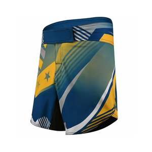 กางเกงขาสั้น MMA แบบ2 in 1ผ้ายืดโพลีเอสเตอร์พิมพ์ลายซับลิเมชันแบบกำหนดเอง - Product Image 6