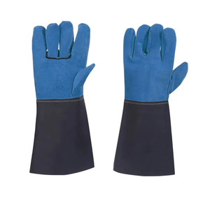 Nouvelle arrivée de gants de soudage en cuir confortables et pour une utilisation en extérieur directement de l'usine pakistanaise en stock gants en cuir - Product Image 4