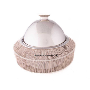 Chauffe-plats en métal décoratif dernier cri, design rose, fait à la main, casserole, taille personnalisée, nouveau design fantaisie, marmite en métal - Product Image 5