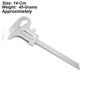 Calibrador decimal Boley, instrumento de laboratorio de ortodoncia Dental con bloqueo de palanca, garantía de 1 año, instrumentos quirúrgicos dentales - Product Image 4