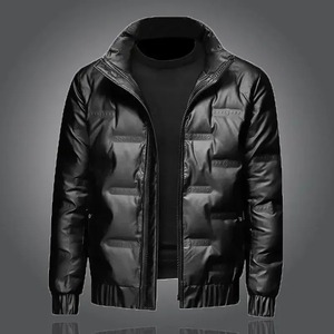 Chaqueta de Invierno para Hombre de Alta Calidad, Relleno de Algodón, Tela de Lona Impermeable, con Capucha, Estilo Coreano Personalizable, de Lujo - Product Image 5