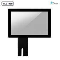 Écran tactile capacitif de 17,3 pouces, étanche, structure G+G, anti-reflets, avec interface USB EETI3189/ILITEK2511