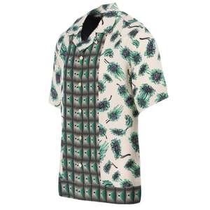 <b>Men</b> 2025 Plus Short Sleeve Summer Wear Casual Stand Collar Top Quality Free Sizes Hot Sale <b>Hawaiian</b> <b>Shirt</b> <b>men's</b> <b>shirts</b> - Product Image 6