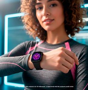 สมาร์ทวอทช์ 11X โทรออกด้วยบลูทูธ ตรวจวัดอัตราการเต้นของหัวใจ ฟิตเนส กีฬา หน้าจอสัมผัส สีดำชมพู นาฬิกาอัจฉริยะ - Product Image 5