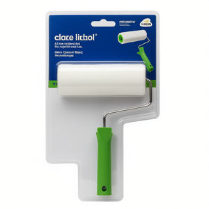 Rouleau complet NLLE pour peintures acryliques, largeur 180 mm, hauteur du poils 12 mm, diamètre du noyau 6 mm, polyacrylique avec cadre - Product Image 3