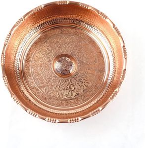 Bol de pédicure en cuivre pur fabriqué à la main pour les traitements de spa Massage des pieds et expérience de trempage idéal pour un usage domestique - Product Image 3