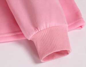 เสื้อฮู้ดสวมหัวขนแกะ100% สำหรับผู้หญิงแขนยาวเสื้อครอปหูแมวไซส์ XS ปักคุณภาพดี