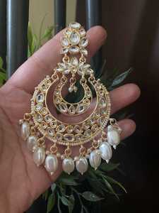 Boucles d'oreilles style ethnique Jhumka Jhumki Bijoux indiens pour fête de mariage et cadeaux - Product Image 2