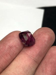 Rubellite naturelle Tourmaline Coussin Forme Facettes Pierres Précieuses Lâches Couleur Rouge Bagues Semi-Précieuses Collier Boucles D'oreilles Fabrication de Bijoux - Product Image 2