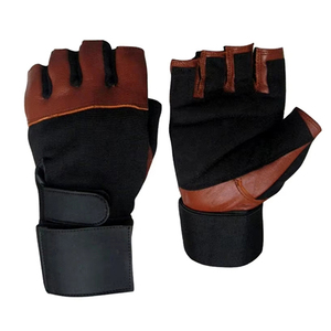Nouveau design personnalisé unisexe demi-doigts gants de gymnastique vente en gros entraînement Fitness musculation haltérophilie polyester poignées - Product Image 5