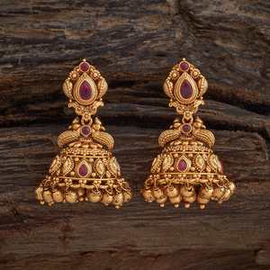Pendientes de Araña Estilo Antiguo 181495, Clásicos y Modernos con Diseño de Campana Religiosa, Hechos de Latón y Aleación de Zinc para Bodas - Product Image 1