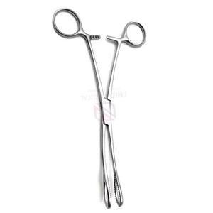Pinzas de Esponja Rampley y Pinzas Uterinas Clementson de Acero Inoxidable de Primera Calidad para Uso Quirúrgico en Ginecología |   OEM Personalizado - Product Image 3
