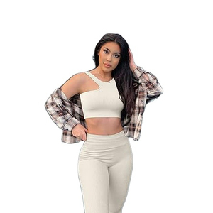 Women New Yoga Sportswear Girls Gym Fitness Sets Adjustable Sports Bras <b>Leggings</b> Yoga Set Running Gym Sets for Women - Product Image 2