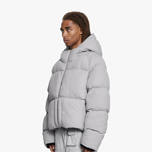 OUTWELL SPORTS Chaqueta de burbujas de invierno para hombre Impermeable Transpirable a prueba de viento Reversible Ecológico Estampado de animales Casual al aire libre - Product Image 4