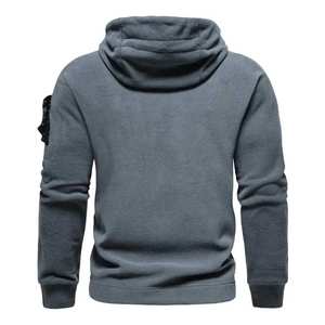 เสื้อมีฮู้ดแบบสวมหัวสำหรับผู้ชายผ้าฟลีซขนาดใหญ่พิเศษผ้าคอตตอนขนาดใหญ่เลือกได้2024 - Product Image 3