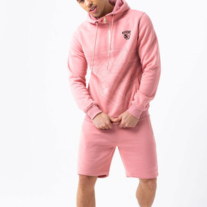 Ensemble sweat-shirt et short pour homme, style simple et unique, cordon de serrage, vêtements décontractés pour homme, ensemble sweat-shirt et short - Product Image 4