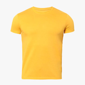 Camisetas de microfibra transpirable de algodón 100% para hombre, camisetas lisas gráficas de talla grande con logotipo personalizado, camisetas de punto con patrón sólido - Product Image 6