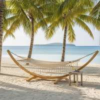 Hamac Boho fait main en gros en macramé JNC pour le jardin et le balcon pour le repos et la lecture