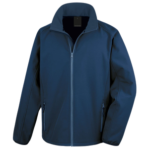 เสื้อแจ็คเก็ตซอฟต์เชลล์พรีเมียมสำหรับผู้ชายไซส์ใหญ่พิเศษ กันน้ำ กันลม อุ่นสบาย เหมาะสำหรับเดินป่าและกิจกรรมกลางแจ้ง - Product Image 4