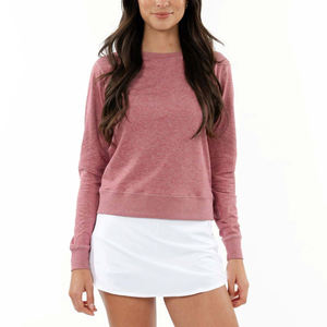 Sudaderas con capucha lavadas de Hip Hop de manga larga de talla grande personalizadas OEM para mujer, sudadera recortada de cintura para mujer, Jersey, ropa de calle - Product Image 3