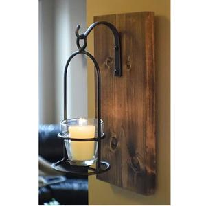 2023 Top Tendance Brillant Poli Décoration de La Maison Murale Bougeoirs En Métal Bougeoir Mural Bougeoir - Product Image 4