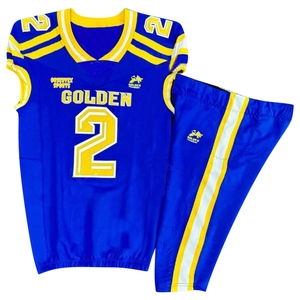 Uniformes de football américain personnalisés Maillots de football américain par sublimation Maillot de football universitaire américain personnalisé - Product Image 6