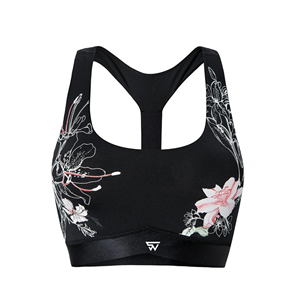 Venta al por mayor de alta calidad sin costuras de las mujeres de entrenamiento camiseta sin espalda Yoga Sujetador deportivo chaleco logotipo personalizado transpirable impresión digital - Product Image 1