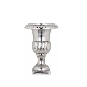 Flower Bucket Home Garden Decorative Hot Sale Metal Galvanized Flower Pot <b>Set</b> of Two Galvanized Planter Indoor Outdoor - Product Image 5