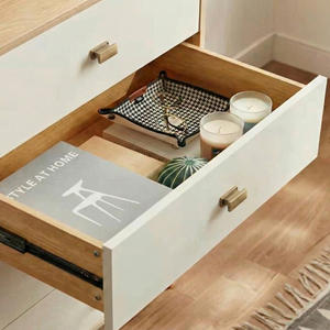 Poignée rectangulaire cachée contemporaine moderne en alliage de zinc pour armoires de cuisine commode tiroir salon - Product Image 6