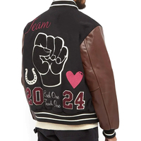 Veste de baseball universitaire pour homme, vêtements d'extérieur d'automne, conception unique personnalisée, meilleur fournisseur, logo OEM personnalisé