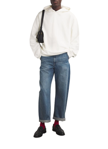 Sweat à capuche uni pour hommes avec capuche à cordon réglable, poche kangourou et poignets côtelés, manches longues doublées de polaire douce - Product Image 5