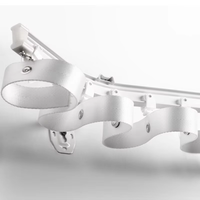 Vente en gros de ruban de rideau personnalisé pliable en S pour rideau électrique intelligent utilisation de rideau incurvé pliable