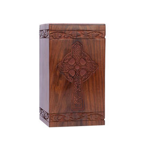 Urnas de Cremación Modernas de Madera para Adultos, para Uso Funerario y de Entierro, Hechas a Mano con Logotipo Personalizado a Bajo Precio - Product Image 2