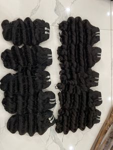 Paquetes de cabello humano ondulado profundo de cabello Remy súper doble dibujado superventas - Product Image 6