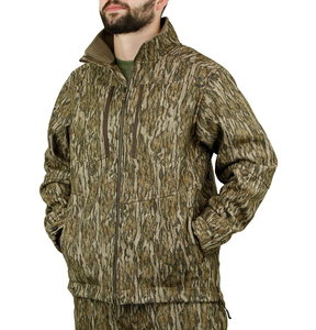 Veste tactique Treestand Camouflage Softshell imperméable et silencieuse col montant pêche en plein air veste de chasse au cerf pour hommes - Product Image 1