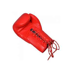 Couleur personnalisée 12 Oz Gants de boxe adulte professionnel lacets en cuir Logo personnalisé Gants de boxe Gants de boxe en cuir - Product Image 3