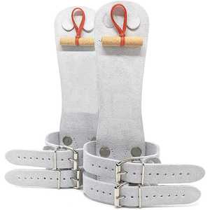 Poignées en cuir Poignées de gymnastique à logo personnalisé Poignées de gymnastique à 2 trous - Product Image 5