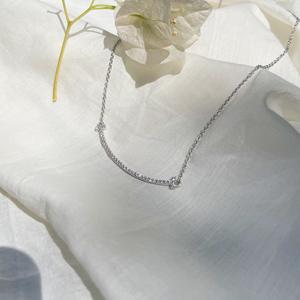 Collar de Plata de Ley 925 Meera Jaipur de Moda para Mujer con Cadena de Eslabones y Colgante para Regalo de Fiesta o Compromiso - Product Image 2