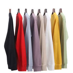 Sudadera de cuello redondo personalizada, sudaderas con capucha en blanco de algodón OEM, sudaderas con capucha unisex de talla grande y sudaderas unisex, fabricantes - Product Image 1