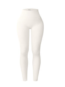 Nuevos pantalones de mallas de Yoga de secado rápido transpirables de Color sólido ligero para mujer con cintura elástica para gimnasio correr Fitness - Product Image 4