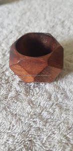 Anneaux de serviette en bois vintage faits à la main de luxe, nouveau design, haute qualité, écologiques, vente en gros, artisanat pour les mariages - Product Image 6