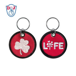 Llavero de Tela Personalizado con Bordado, Etiqueta para Llaves - Product Image 5