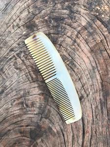 Organic Polished Buffalo Horn Hair Comb-Handcrafted Durable Wide Tooth Anti-Frizz Tool for Natural Hair - Product Image 3